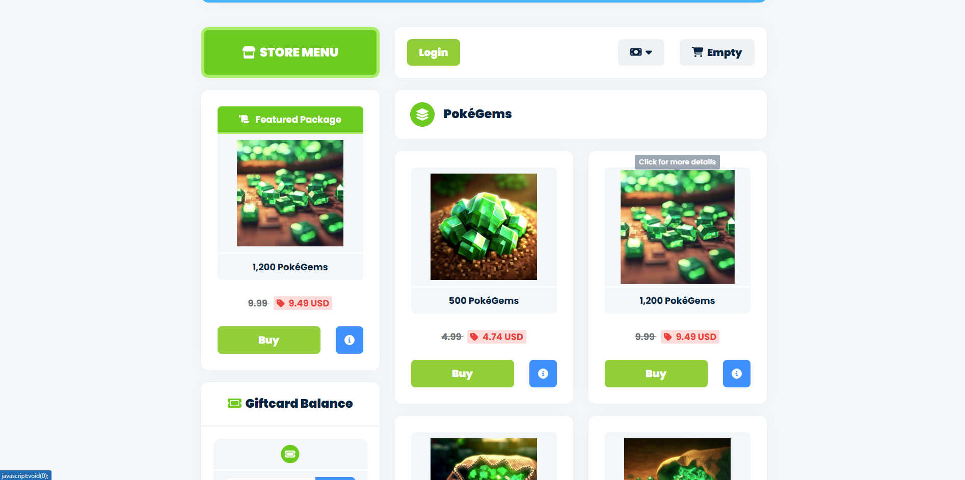 Virtual currency from PokeFind, a leading Pokemon-inspired Minecraft game server